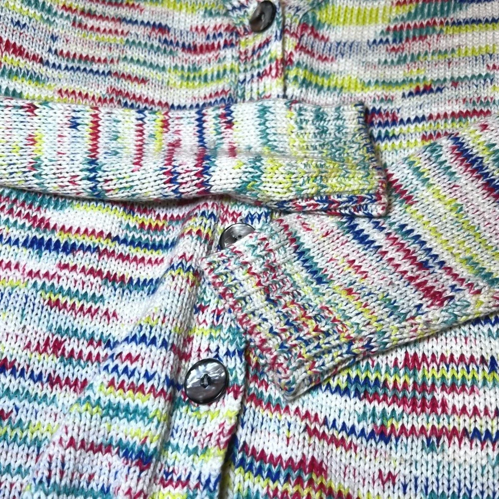 United States Sweaters Multicolor Knit‎ Cardigan Sweater Womens Medium Boho Cozy